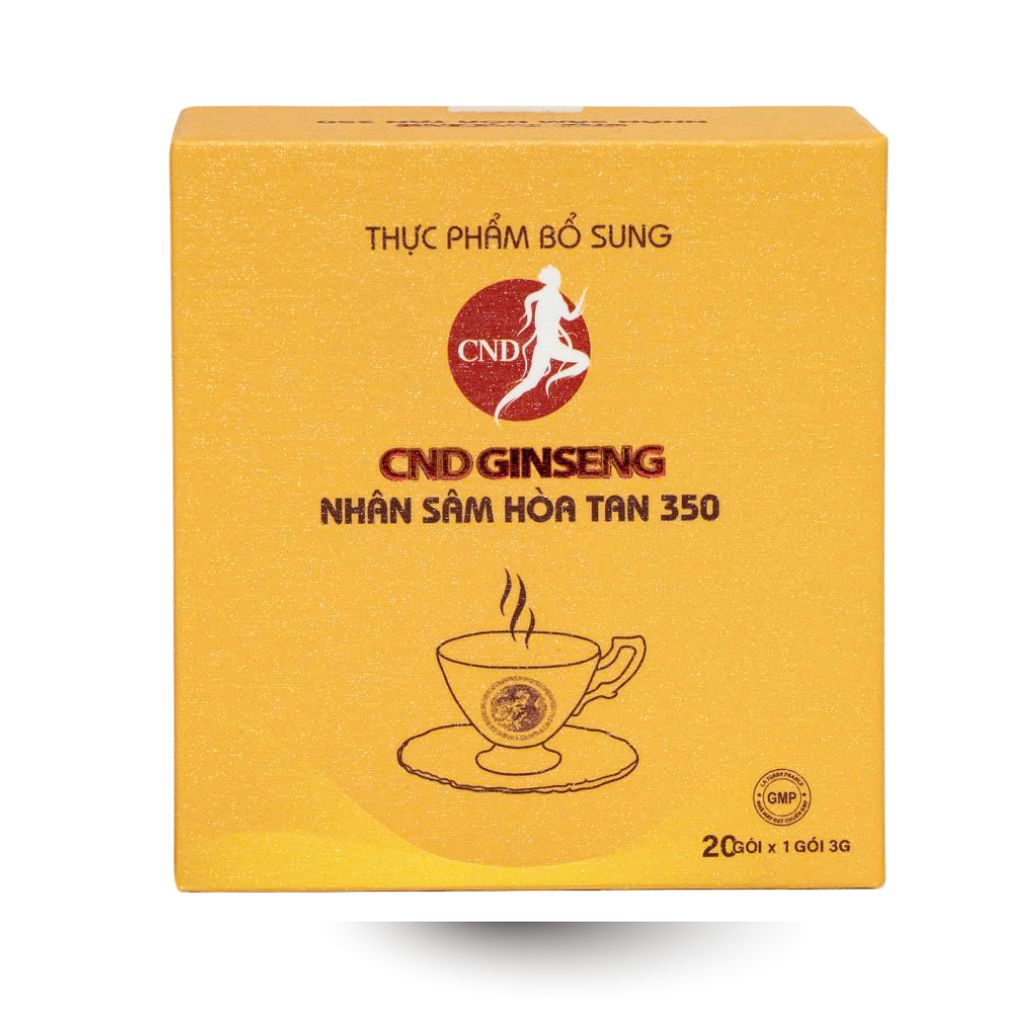 Thực phẩm bổ sung NHÂN SÂM HOÀ TAN 350 - 20 gói (kèm túi)