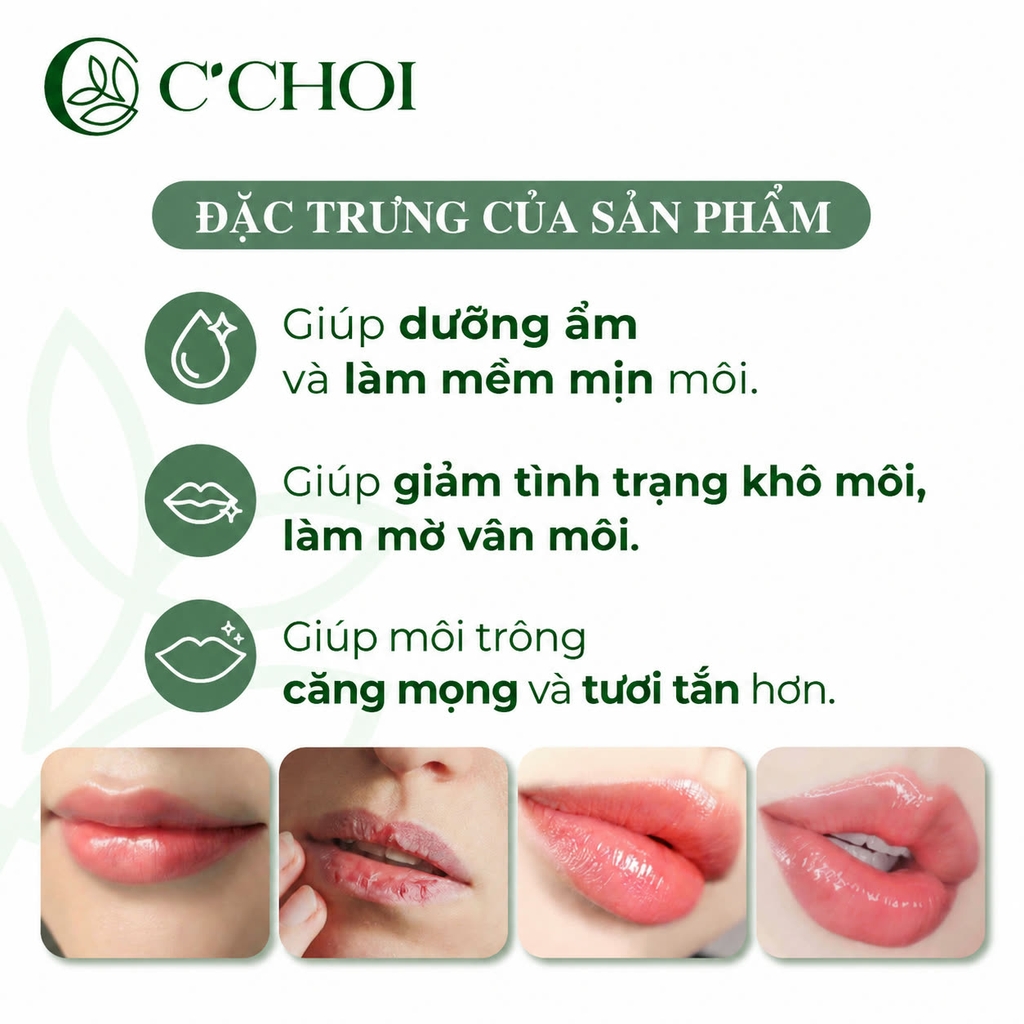 Son Dưỡng Saffron C’Choi Có Màu