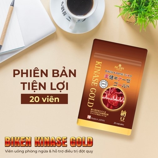 Thực phẩm bảo vệ sức khỏe Biken Kinase Gold  (20 viên/ gói)
