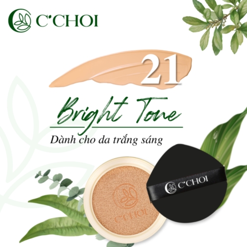 Combo phấn nước + lõi C'Choi Herbal DD Cushion