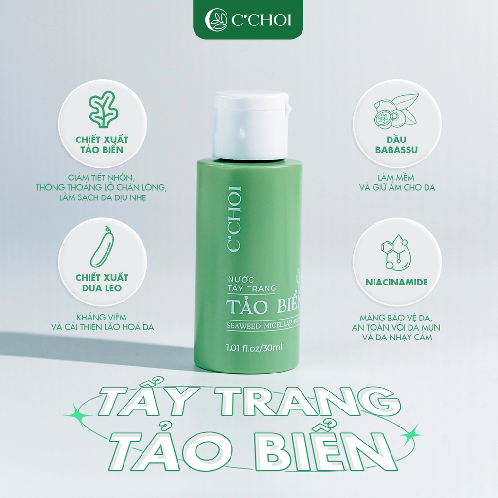 Bộ sản phẩm làm sạch da C’Choi - Minikit