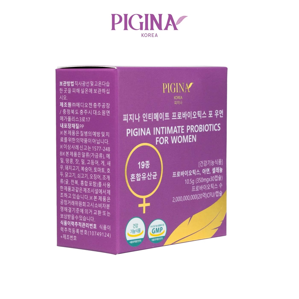 Viên uống bổ sung lợi khuẩn cho nữ giới Pigina (30 viên)