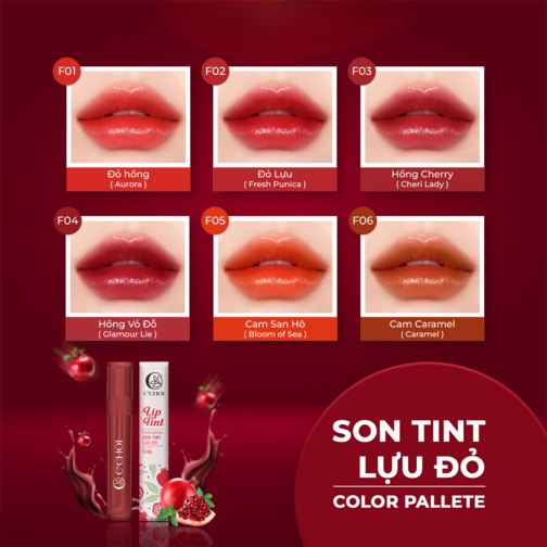 Son tint lựu đỏ - Fresh Punica Lip Tint