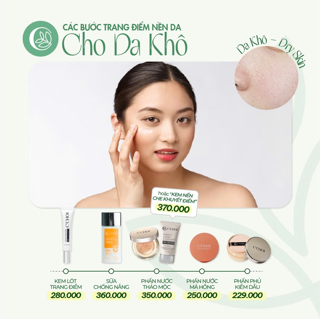 Kem Nền Che Khuyết Điểm C'Choi - Perfect Cover & Flex Skin BB Cream