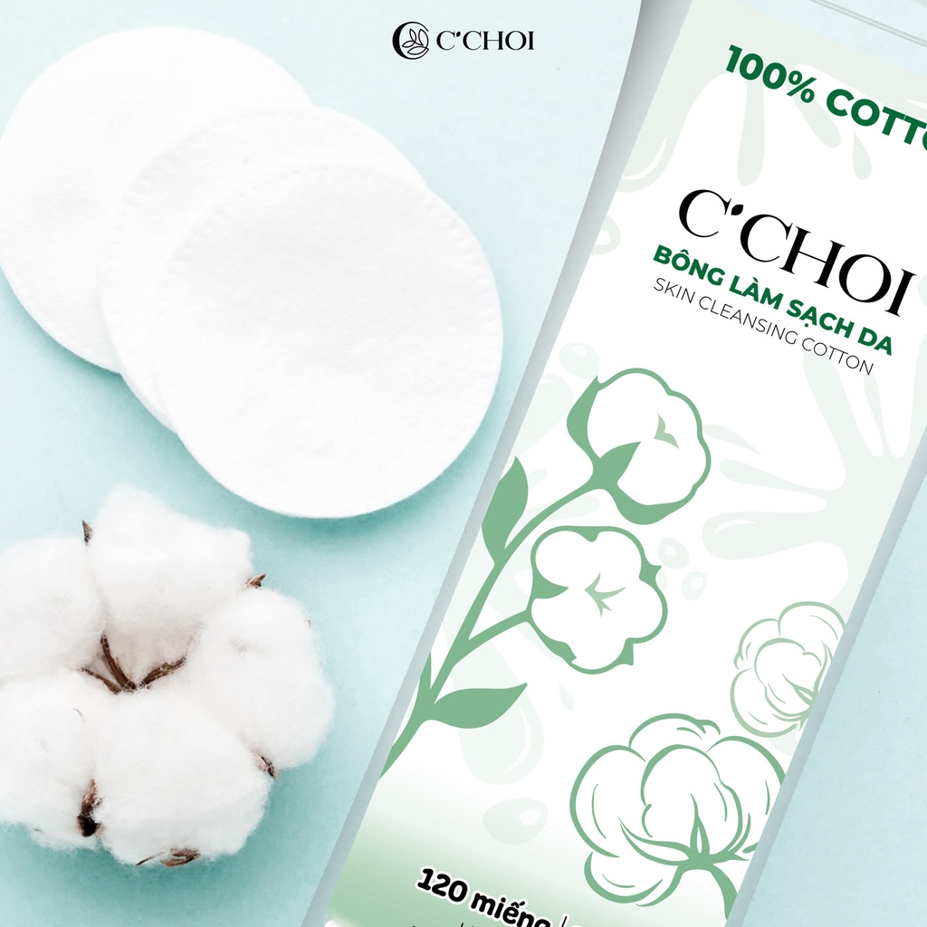 Bông làm sạch da - Skin cleansing cotton