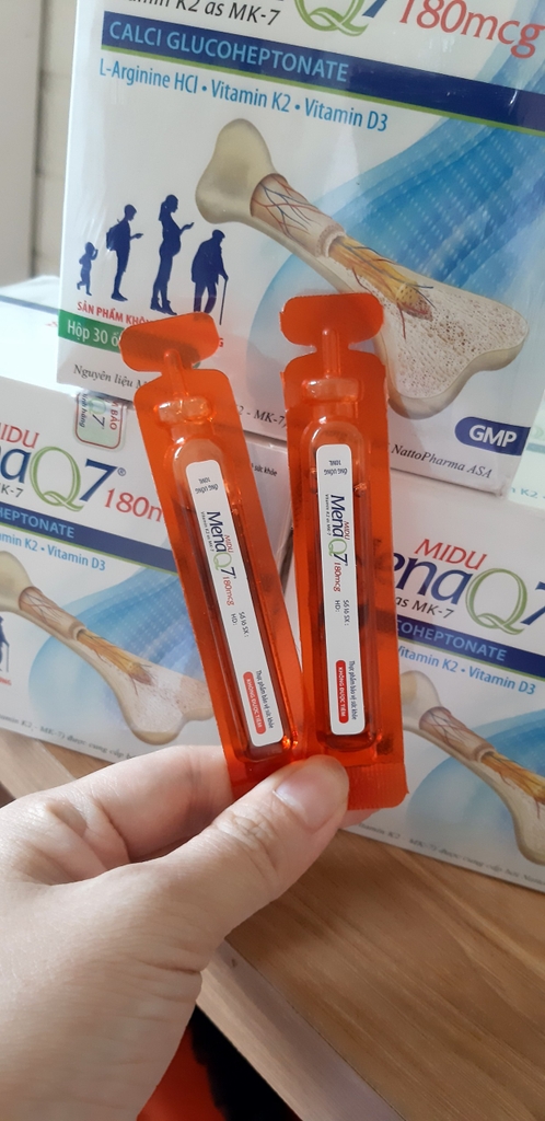 Thực phẩm bảo vệ sức khỏe: Midu MenaQ7 180mcg