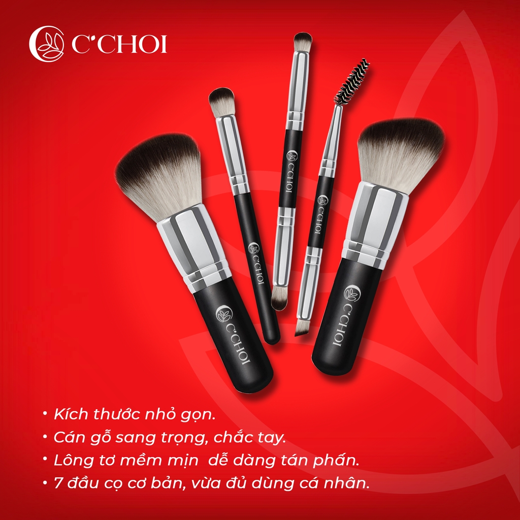 Bộ cọ trang điểm cá nhân C’Choi