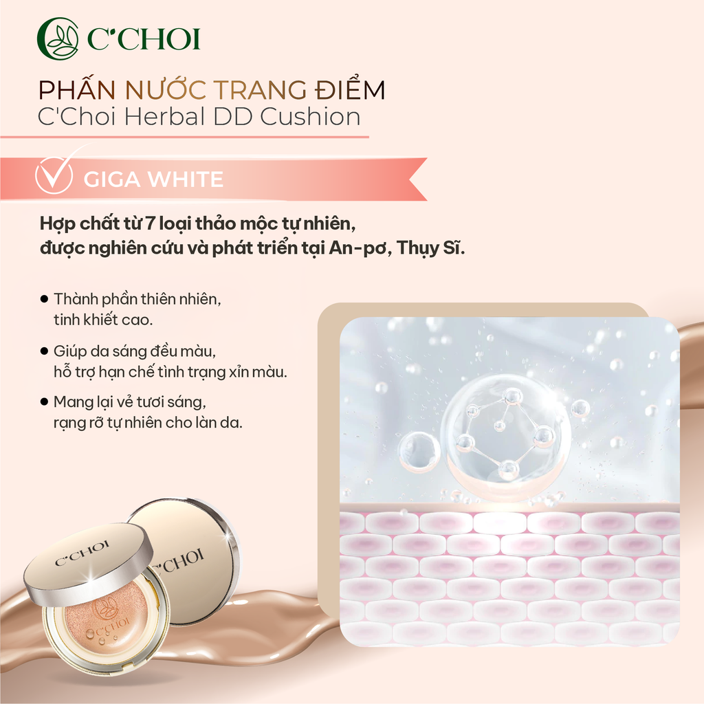 Phấn nước C'Choi Herbal DD Cushion