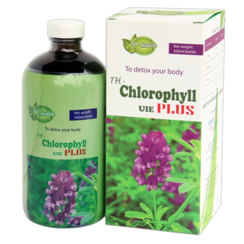 TH-Chlorophyll UIE PLUS bổ sung diệp lục, hỗ trợ miễn dịch và chống oxy hóa 500ml