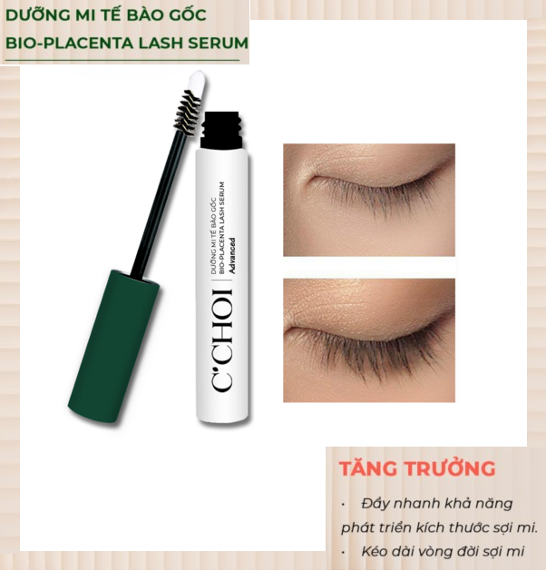 Dưỡng mi tế bào gốc C’Choi - Bio Placenta Lash Serum