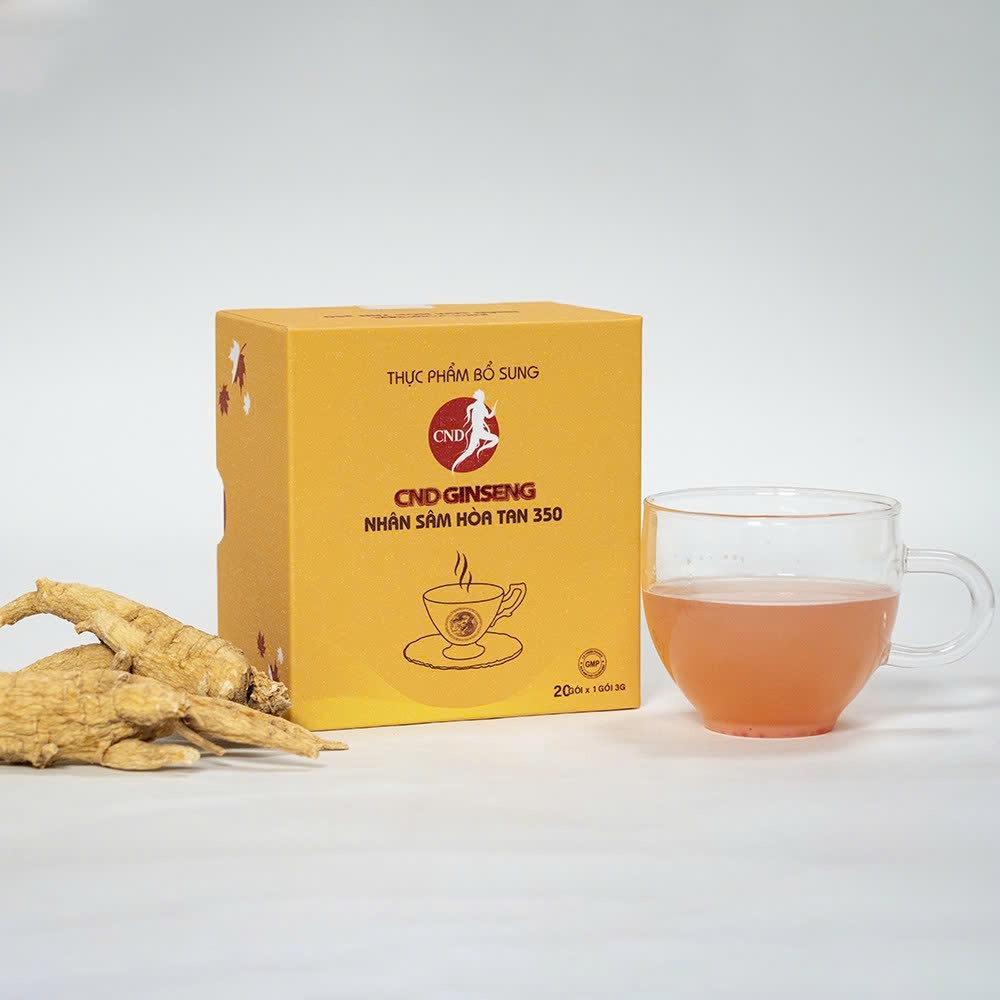 Thực phẩm bổ sung NHÂN SÂM HOÀ TAN 350 - 20 gói (kèm túi)