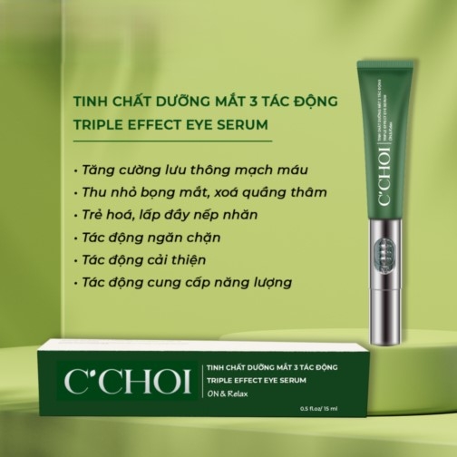 Tinh chất dưỡng mắt 3 tác động C’Choi - Triple Effect Eye Serum