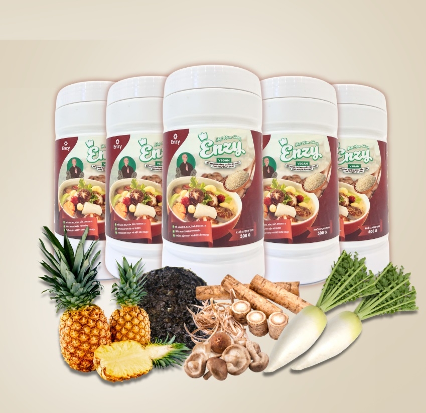 Hạt nêm chay 100% thành phần tự nhiên từ rau củ trái cây đặc biệt tốt cho sức khỏe hộp 500gr