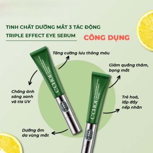 Tinh chất dưỡng mắt 3 tác động C’Choi - Triple Effect Eye Serum