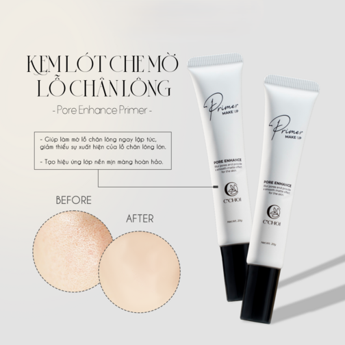 Kem lót che mờ lỗ chân lông – C'Choi Pore Enhance Primer (Tuýp 20g)