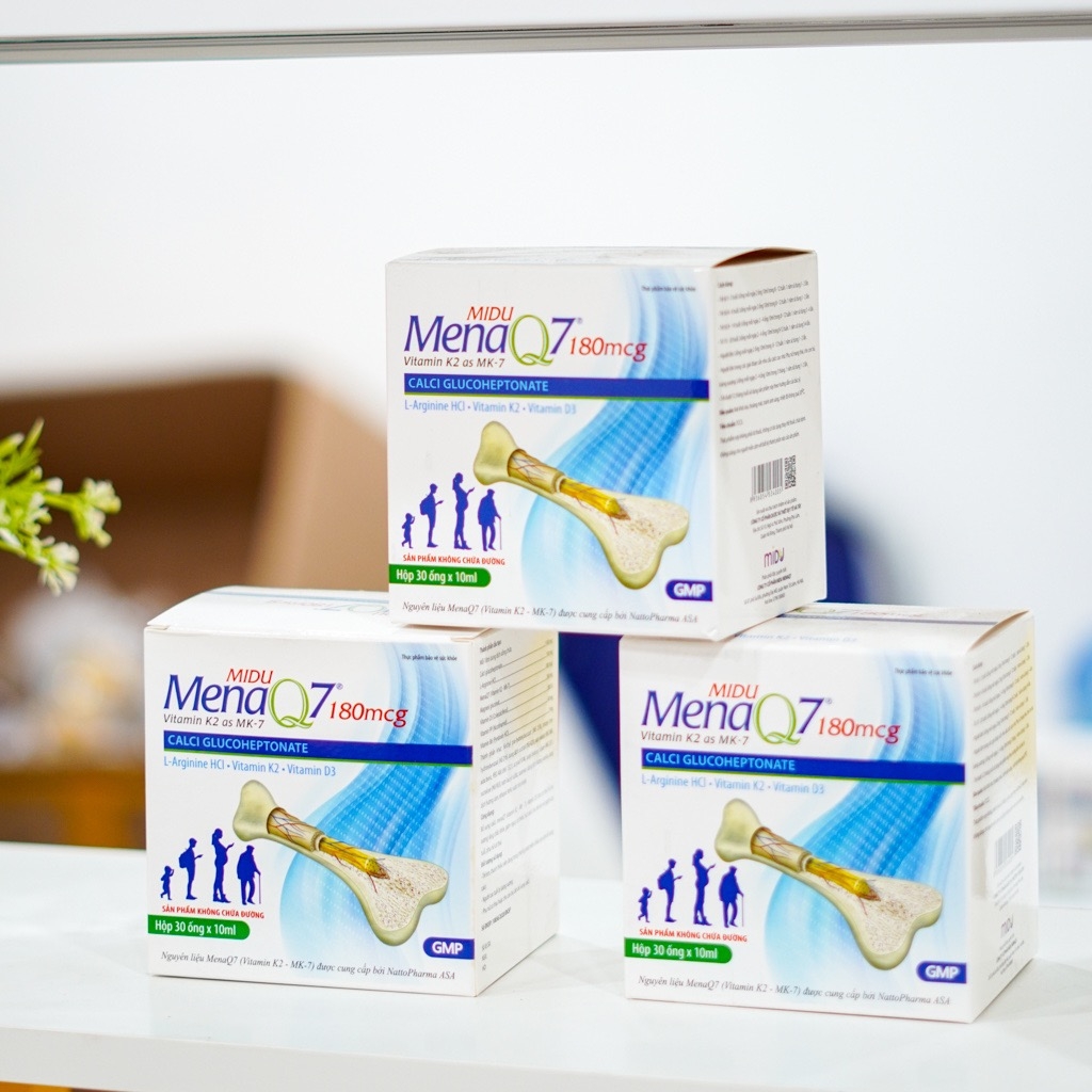 Thực phẩm bảo vệ sức khỏe: Midu MenaQ7 180mcg