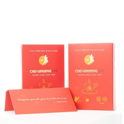 CND Ginseng Red – Nhân sâm hòa tan (Hộp 7 gói)