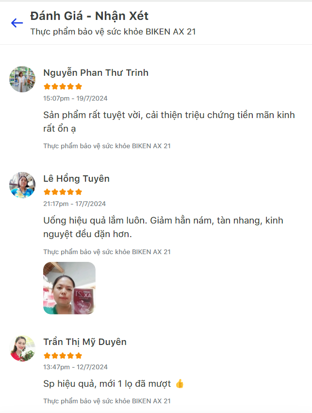Viên uống tăng cường Nội tiết tố nữ BIKEN AX 21
