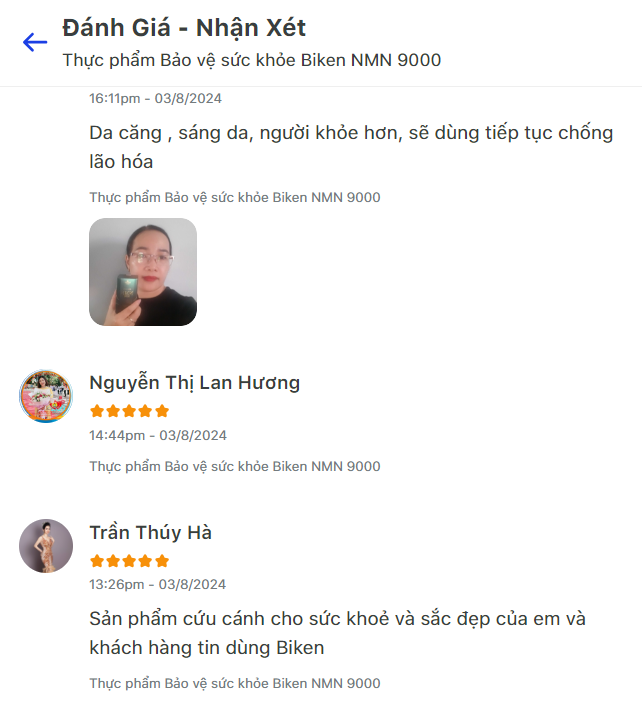 Viên uống Trường thọ & Trẻ hoá Biken NMN 9000