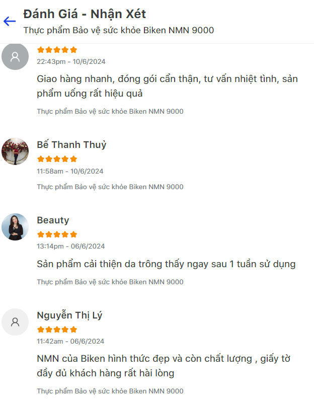 Viên uống Trường thọ & Trẻ hoá Biken NMN 9000