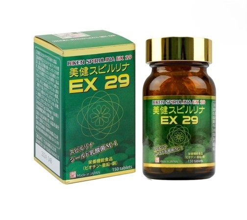 Viên uống tăng cường sức đề kháng và phục hồi thể lực BIKEN SPIRULINA EX 29