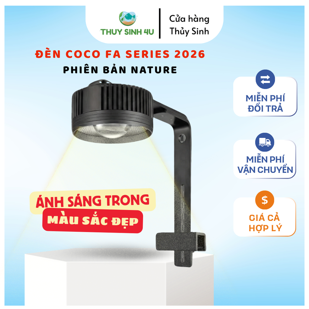 Đèn Lon Rọi COCO RGB thế hệ mới - Màu sắc đẹp, ánh sáng trong