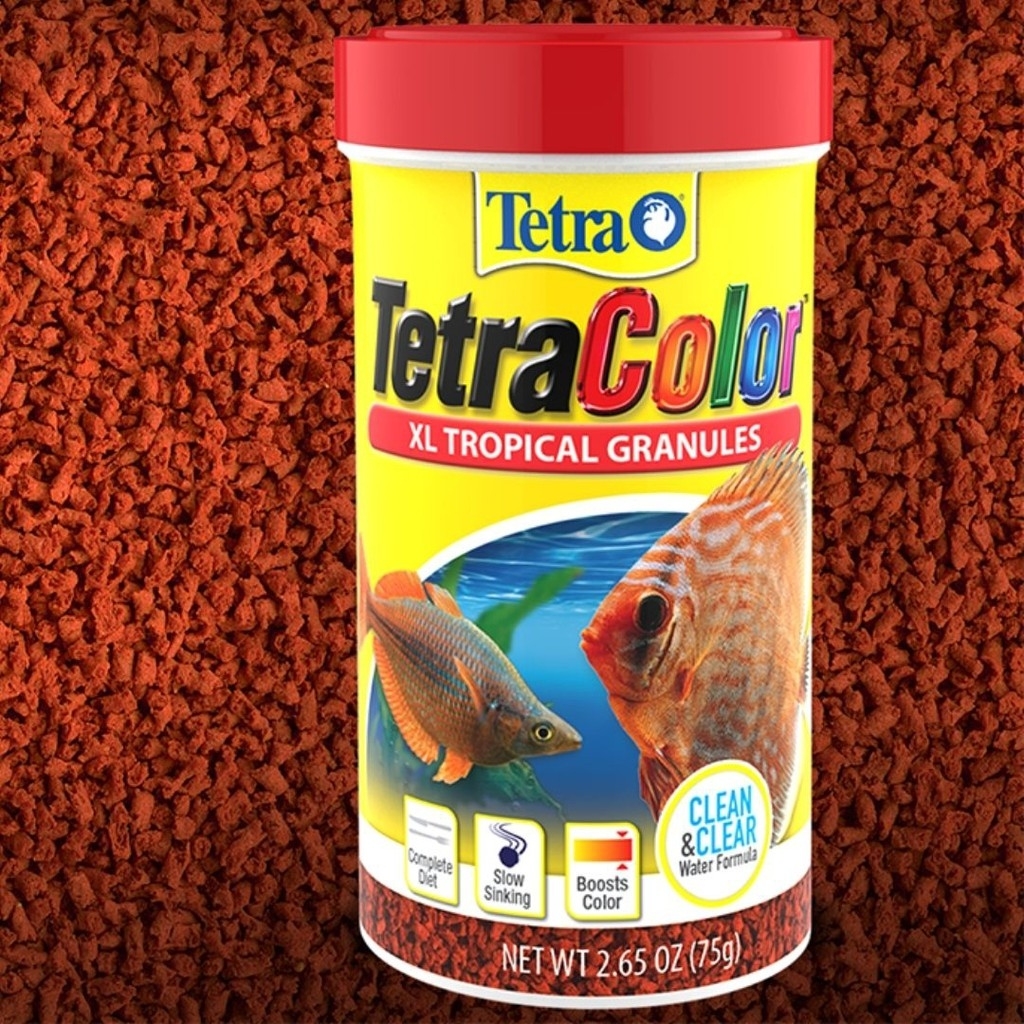 Thức ăn Tetra Color Tropical Granules (Hạt Đỏ - Vàng) nguyên hộp 300g