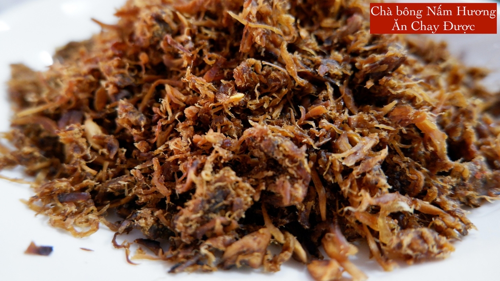 Chà bông nấm hương
