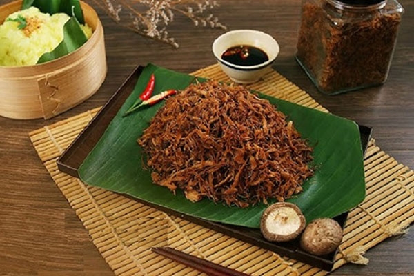 Chà bông nấm hương