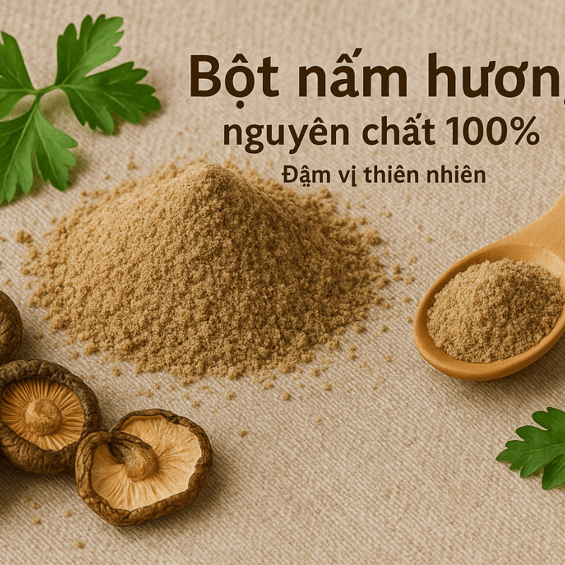 Bột nấm hương