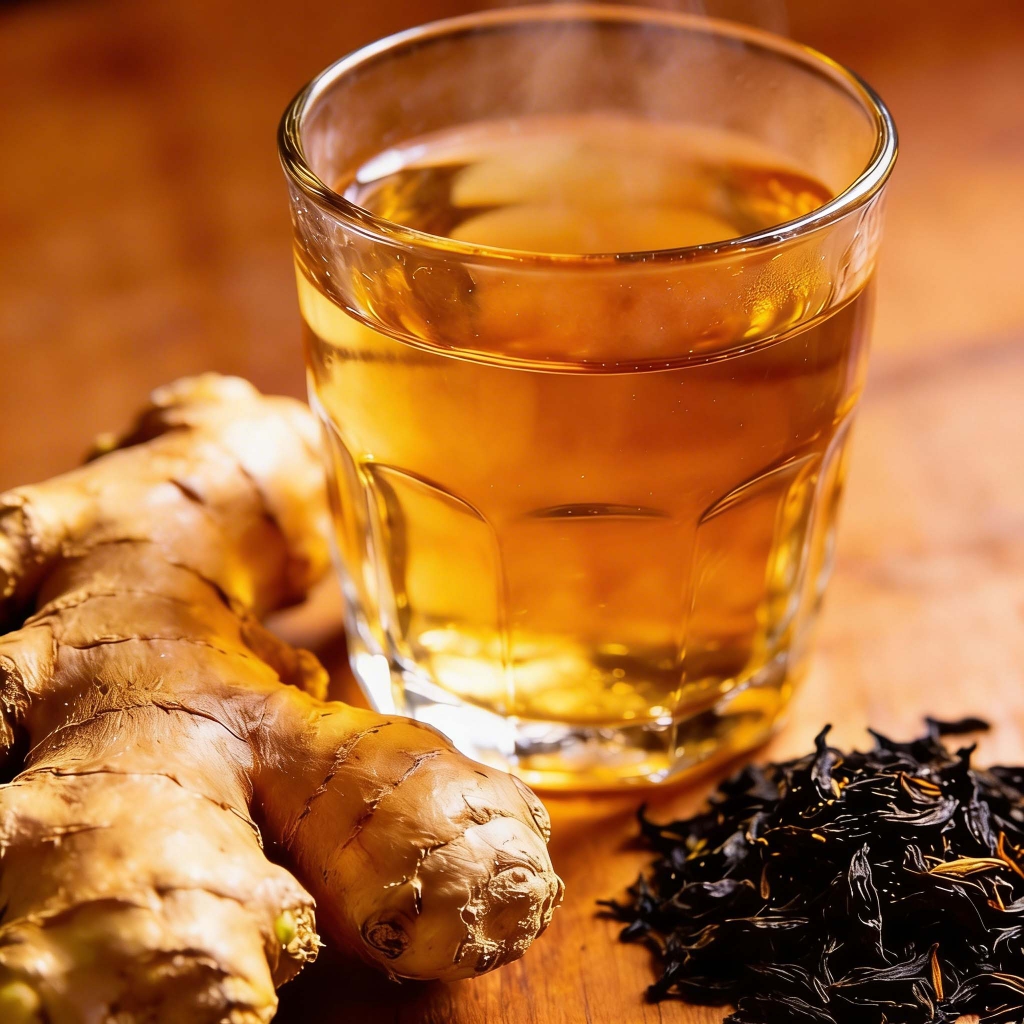 Gừng Trà Đen Hòa Tan - Instant Black Tea Ginger