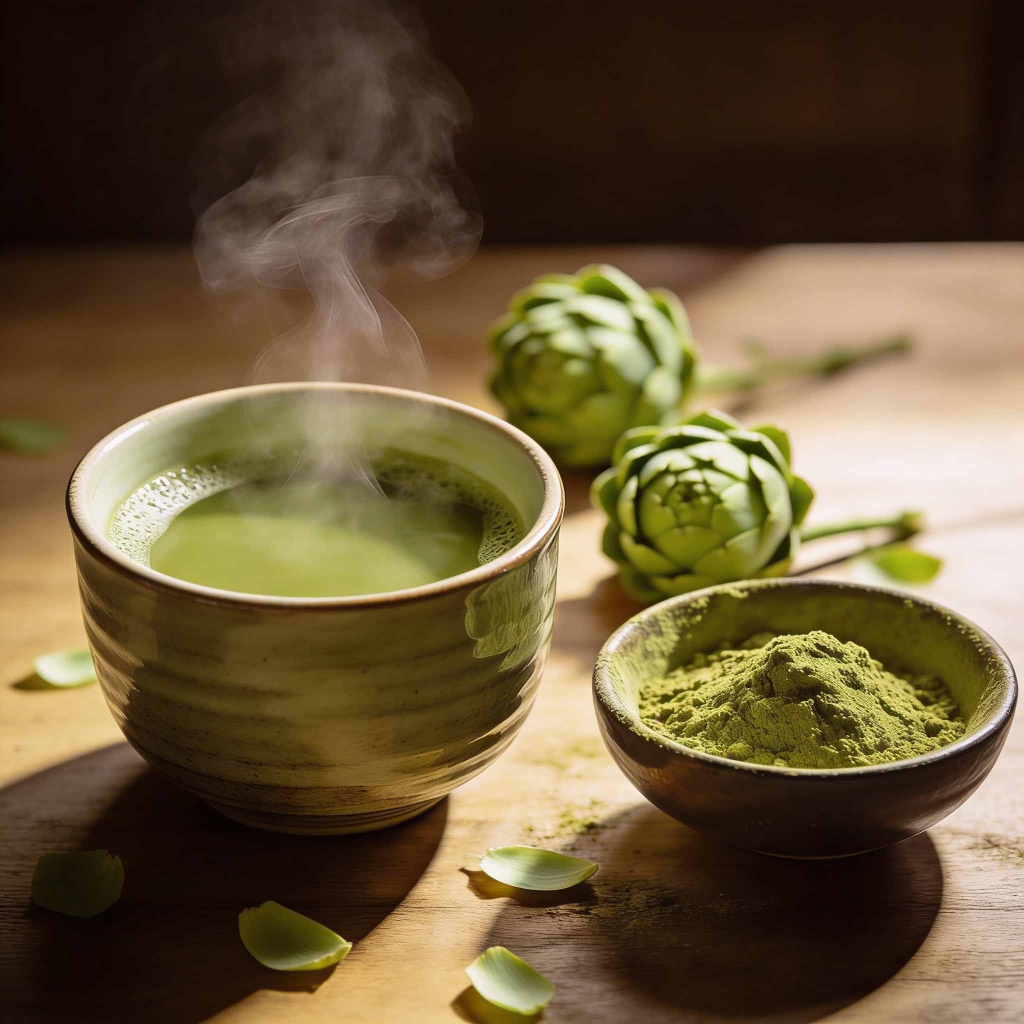 Bột Atisô Hiệu Macha - Macha Artichoke Instant Powder