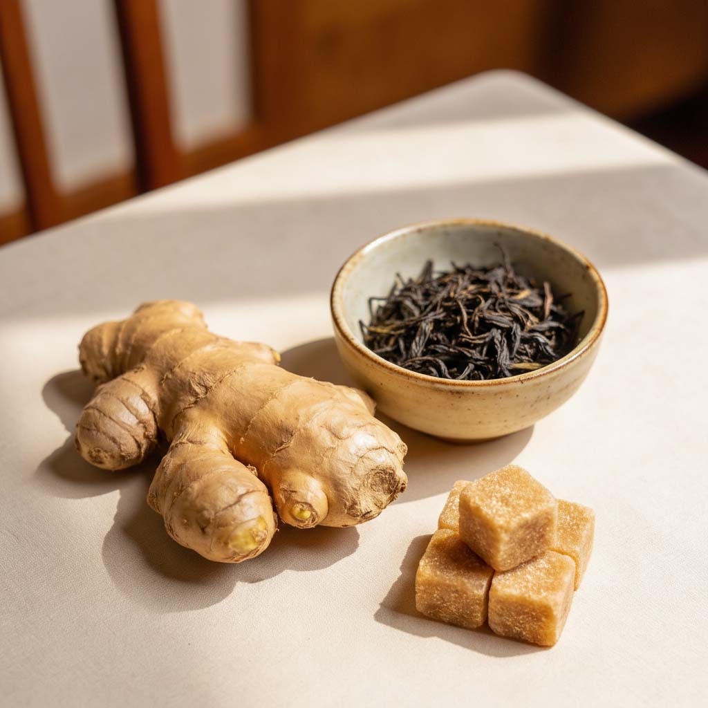 Gừng Trà Đen Hòa Tan - Instant Black Tea Ginger