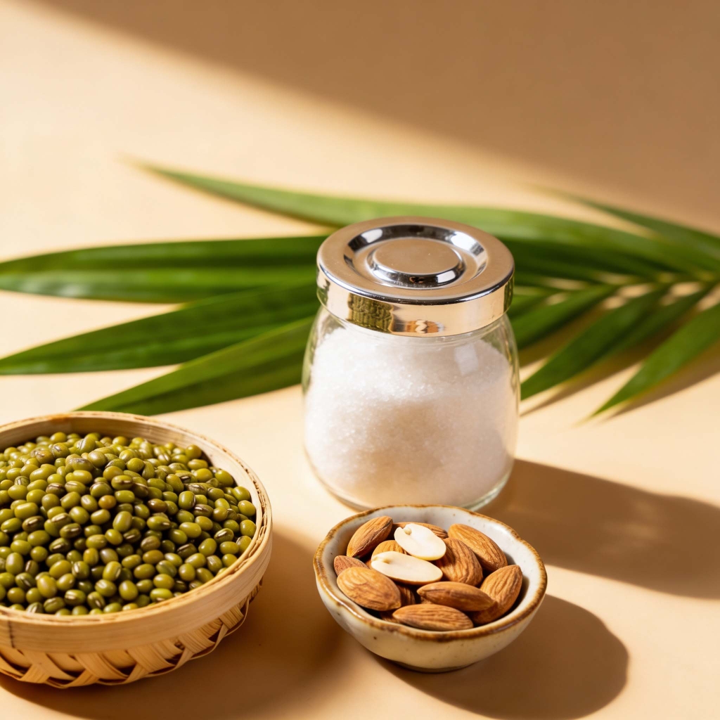 Bột Đậu Xanh Hạnh Nhân Hiệu Macha - Almonds Green Bean Powder