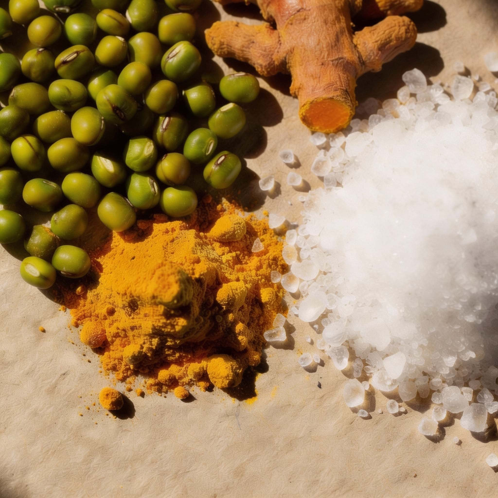 Bột Nghệ Đậu Xanh - Pure Turmeric Mung Beans Instant Powder