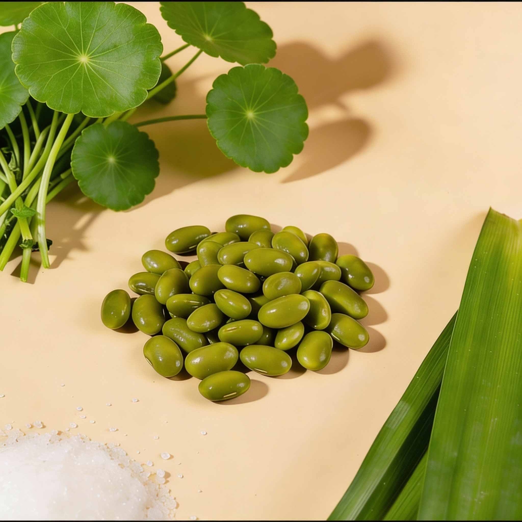 Bột Rau Má Đậu Xanh - Gotu Kola Mung Beans Instant Powder