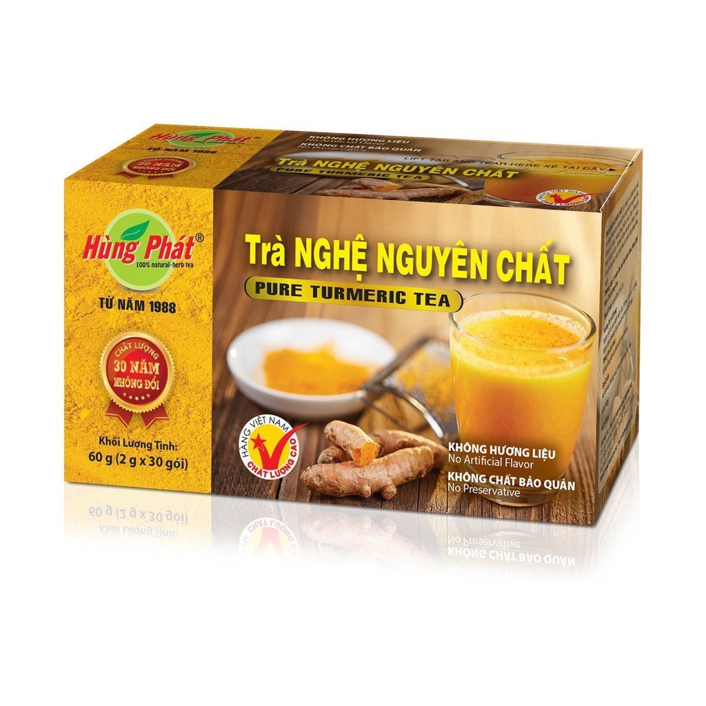 Trà Nghệ Nguyên Chất (túi lọc) - Pure Turmeric Tea