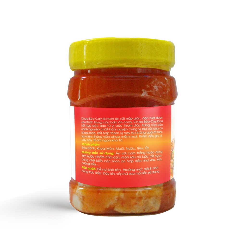 Chao Béo Cay 200g - Spicy Taro Bean Curd