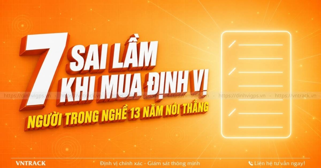 7 sai lầm khi mua thiết bị định vị - rút từ hơn 13 năm trong nghề