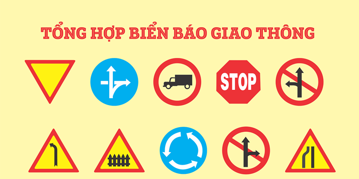 Các nhóm biển báo giao thông đường bộ hiện hành