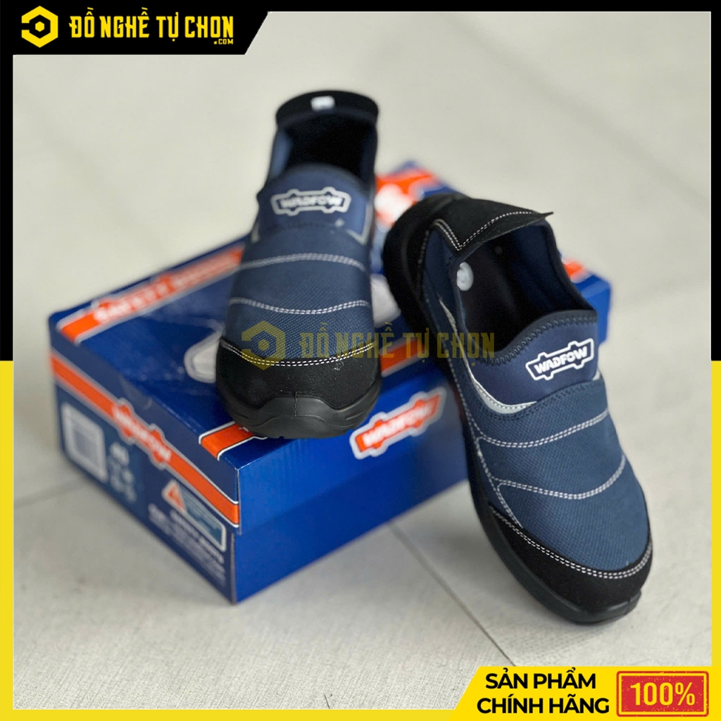 Giày bảo hộ vải mũi đế thép size 40 - Hiệu Wadfow - Model: WSB4540