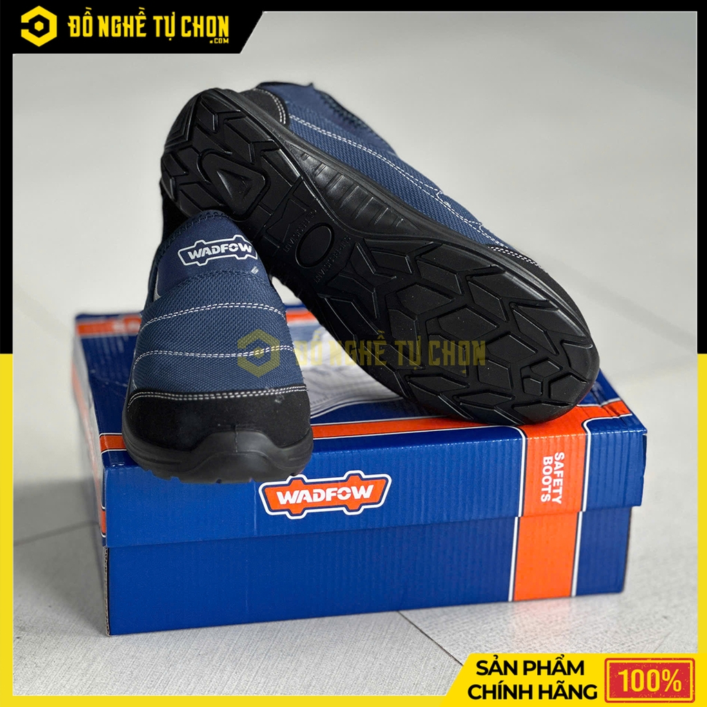 Giày bảo hộ vải mũi đế thép size 40 - Hiệu Wadfow - Model: WSB4540