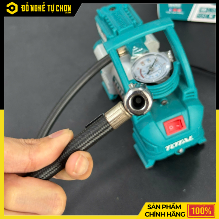 Dụng cụ kiểm tra hơi lốp xe ô tô DC12V hiệu Total TTAC1406