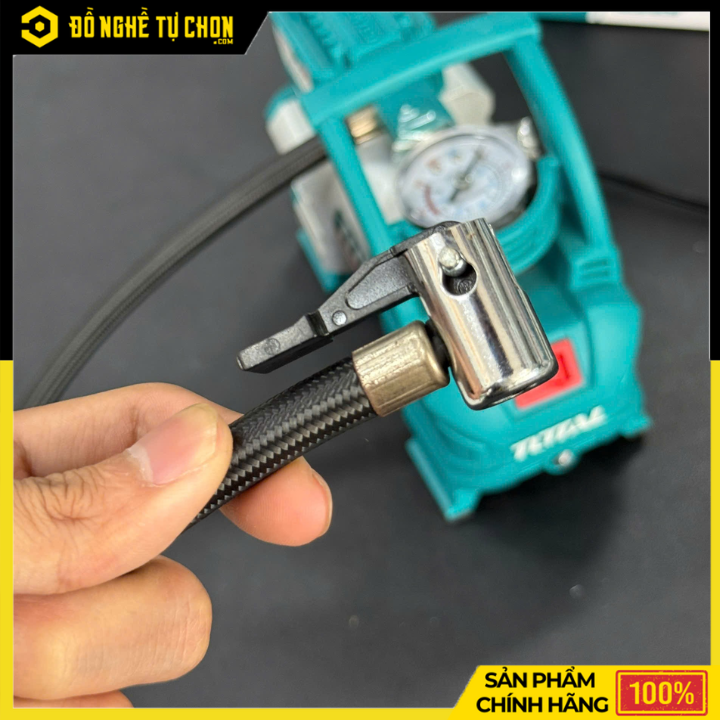Dụng cụ kiểm tra hơi lốp xe ô tô DC12V hiệu Total TTAC1406
