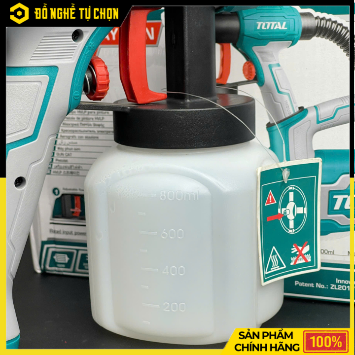 Máy Phun Sơn Total TT5006 500W – Phun Sơn Đều, Dễ Sử Dụng, Hàng Chính Hãng, Có VAT