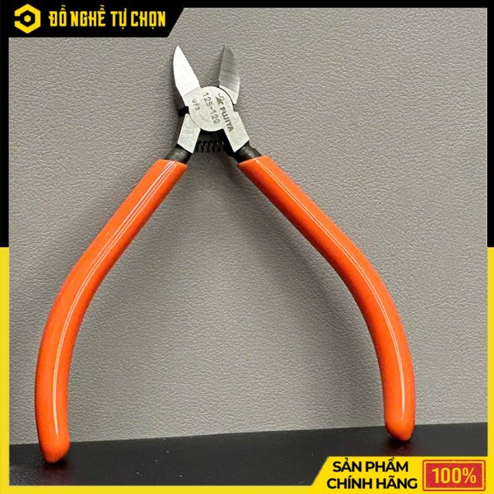 Kìm Cắt Dây Điện Mini Fujiya 12S-120 – Lưỡi Bén – Cắt Dây Siêu Mỏng – Dài 120mm – Chính Hãng Có VAT