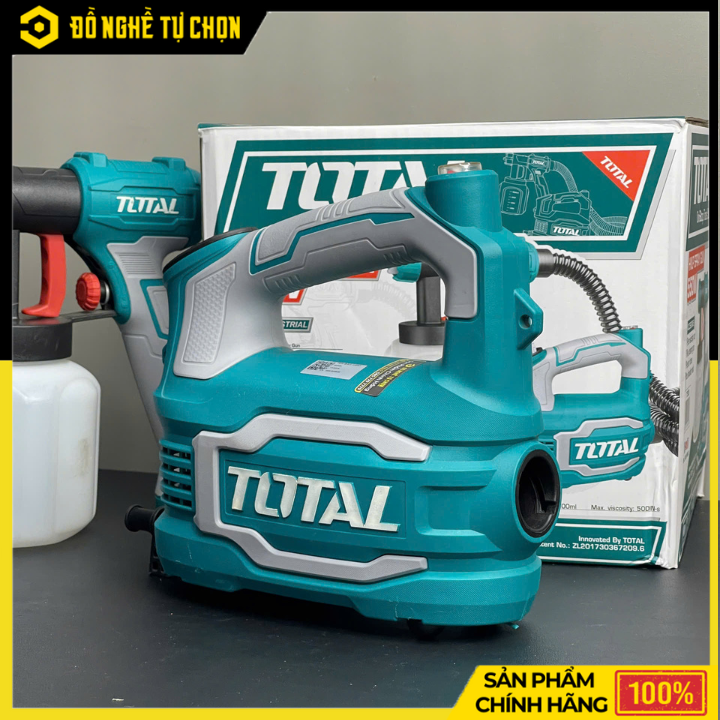 Máy Phun Sơn Total TT5006 500W – Phun Sơn Đều, Dễ Sử Dụng, Hàng Chính Hãng, Có VAT