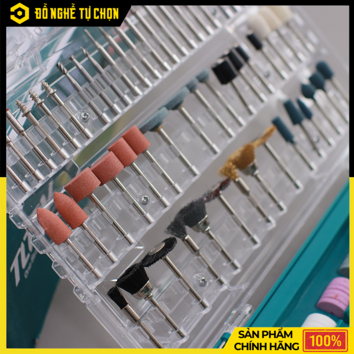 Bộ Combo Linh Kiện Máy Mài Khuôn Total TOS23035 – Gồm 420, 8, 12 & 20 Chi Tiết – Hàng Chính Hãng Có VAT