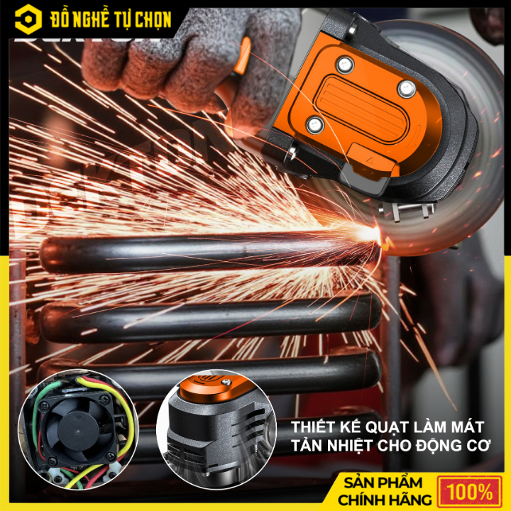 Máy Mài Góc Không Bánh Răng M21-AG1020GLT – Siêu Êm, Ít Rung, Bền Bỉ Vượt Trội - Hàng Chính Hãng Có VAT