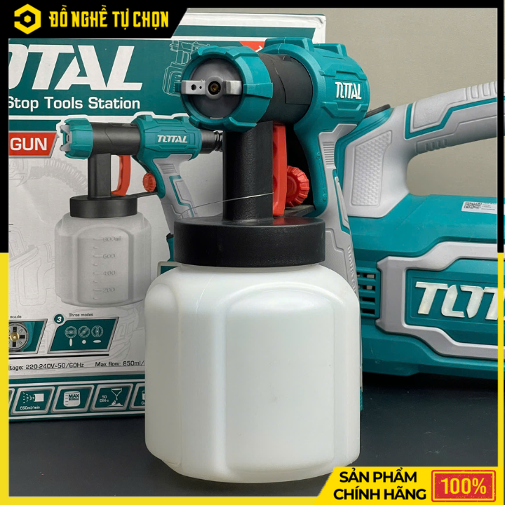 Máy Phun Sơn Total TT5006 500W – Phun Sơn Đều, Dễ Sử Dụng, Hàng Chính Hãng, Có VAT